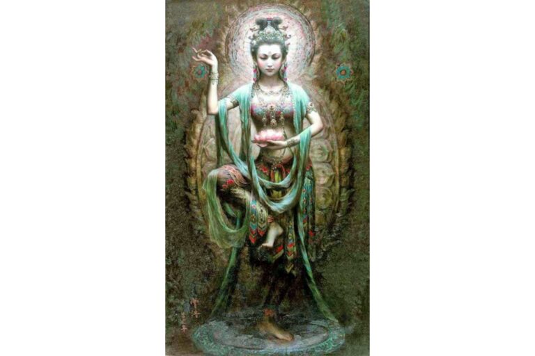 Deusa chinesa da compaixao Kuan Yin